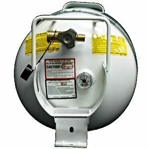 Manchester Tank LP Tank, OPD, Horizontal, 5 gal/20# w/Gauge 06-0298 10487TC 66-4944