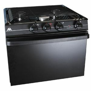 Atwood Range, Wedgewood, 3 Burner, 17", Black 07-0249 52373 72-4091