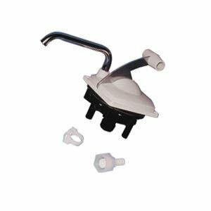 Leisure Components Hand Pump, Low-Boy, Triple Action, Polar White 10-0215 131-4