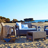 Corfu Set Sand Colour Sofa Set + FREE DELIVERY