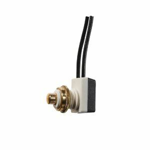 RV Designer Switch, Push Button On/Off, 10A SPST 19-2486 S751 55-0848