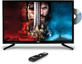 Premium 32 Inch Led TV – 32Inch LED Backlight Flat Screen Television – Hi Res 32in Widescreen 1080P Ultra HD TV W/HDMI, RCA, DVD Player – Remote Control, Vesa Wall Mount Compatible