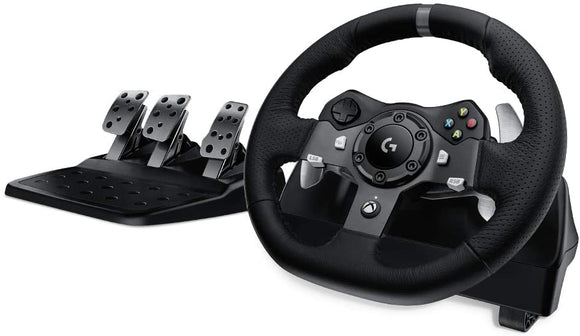 G920 Dual-Motor Feedback Driving Force Racing Wheel with Responsive Pedals for Xbox One