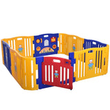 Baby Playpen Kids 8+4 Panel Safety Play Center Yard Home Indoor Outdoor New Pen