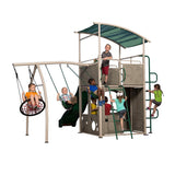 Castle Grey Metal Swing Set 52