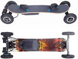 Electric Skateboard, Longboard with Power Remote 1650W 2 Double Drive Extreme Sports Longboard 45Km / H Maximum Speed