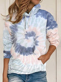 Tie Dye Long Sleeves Hoodie