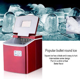 Countertop Ice Maker Portable Ice Making Machine Bullet Ice Cubes Ready in 9 Mins – Makes 33 lbs Ice in 24 hrs – Perfect for Home/Office/Bar,LCD Display