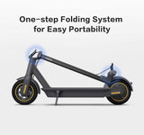 Ninebot MAX Electric Kick Scooter, Up to 40.4 Miles Long-range Battery, Max Speed 18.6 MPH, Foldable and Portable, Dark Grey