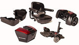 New GO CHAIR Pride Mobility Travel Electric Powerchair + 18AH Batteries Upgrade (Ruby Red)