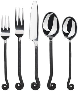 34-350 Treble Clef 20-Piece Flatware Set, Silver