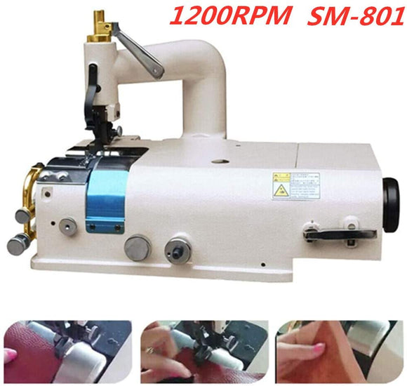 SM-801 1200RPM Leather Skiving Machine Leather Shovel Skin Cutter Skiver Thin Machine Leather Tools 15mm Width for Shoes Bags Gloves Wallets Leathercraft Accessories