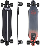 H5 37" Electric Skateboard, 22 MPH Top Speed, 760W Dual Motor, 11 Miles Range, 14.5 Lbs, 10 Layers Maple Longboard with Wireless Remote Control