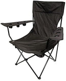 Kingpin Giant Folding Lawn Chair, Black