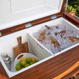 B07QNGKSVT Wooden Party Cooler, Brown Wood