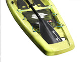 Perception Outlaw 11.5 | Sit on Top Fishing Kayak | Fold Away Lawn Chair Seat | 4 Rod Holders | Integrated Tackle Trays | 11' 6"