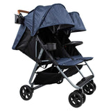 The Twin+ Luxe ( XL2) – Best Double Stroller – Everyday Twin Stroller with Umbrella – UPF 50+ – Tandem Capable