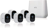 Arlo Pro 2 VMS4230P-100NAR Wireless Home Security Camera System with Siren, Rechargeable, Night Vision, Indoor/Outdoor, 1080p, 2-Way Audio, Wall Mount, 2 Camera Kit, White