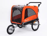 3 in 1 Luxury Large Sized Bike Trailer Bicycle Pet Trailer/Jogger/Dog Cage with Suspension 10308