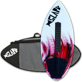 Slapfish Skimboards – Fiberglass & Carbon – Riders up to 200 lbs – 48" with Traction Deck Grip – Kids & Adults – 4 Colors