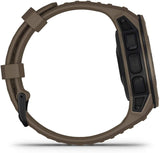 Garmin Instinct Tactical Edition GPS Watch and 2200 mAh Power Bank Bundle (Tactical Coyote Tan)