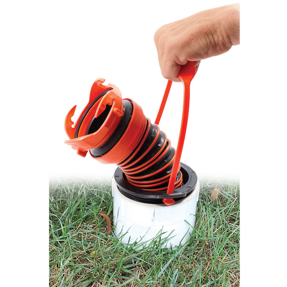 RhinoTM Flexible Sewer Hose Drain Adapter