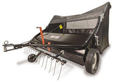 Agri-Fab Inc 45-0546 52′′ Lawn Sweeper, Black & 45-0343 Tine Dethatcher for All Tow Lawn Sweepers