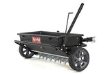 Agri-Fab 45-0543 100 lb. Tow Spiker/Seeder/Spreader, Black & 40-Inch Tine Tow Dethatcher 45-0294,Black