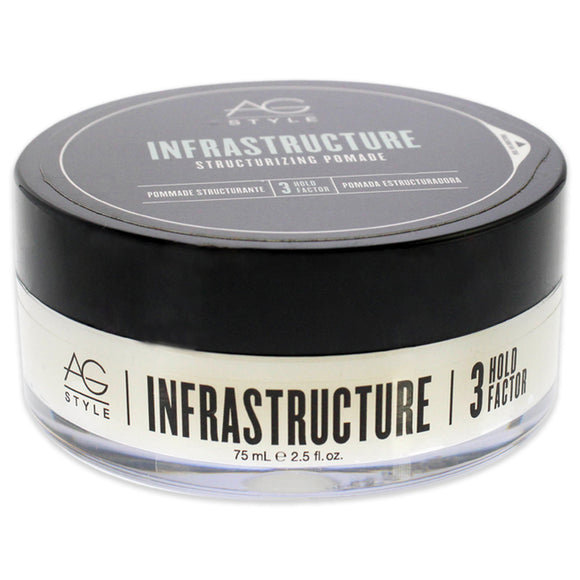 Infrastructure Structurizing Pomade by AG Hair Cosmetics for Unisex – 2.5 oz Pomade