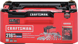 Craftsman CMMT99206 216-Piece Mecahnics Tool Kit with 3 Drawer Box