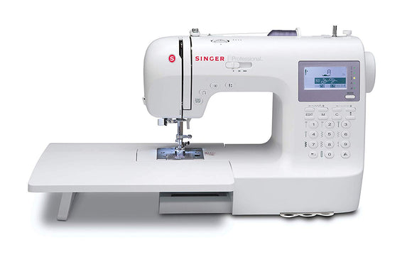 SINGER | Professional 9100 Computerized Sewing with 404 Built-in Stitches, has 2 Built-in Alphabets perfect for personalizing projects, and comes with an Extension Table great for larger sewing projects