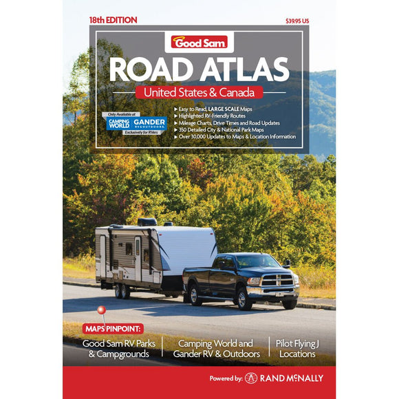 Rand McNally Road Atlas, Good Sam Edition, US & Canada