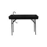 Allure Furniture Rectangular Folding Table with Faucet and Sink