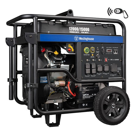 Westinghouse WGen12000 15,000/12,000 Watt Gas Portable Generator