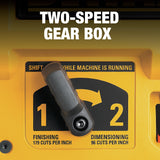 Dewalt DW735X 13 in. Two-Speed Thickness Planer with Support Tables and Extra Knives