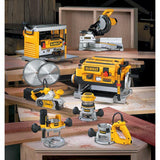 Dewalt DW735X 13 in. Two-Speed Thickness Planer with Support Tables and Extra Knives