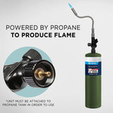 Ivation Heavy-Duty Flexible Tube Propane Torch Head