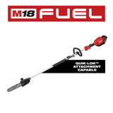 Milwaukee 2825-21PS M18 FUEL 10 in. Pole Saw Kit with QUIK-LOK