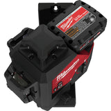 Milwaukee 3632-21 M12 360-Degree 3-Plane Cordless Laser Kit – Green (4 Ah)