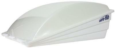 Camco Aero Flo Rv Roof Vent Cover – White top w/white base – MFG No 40421