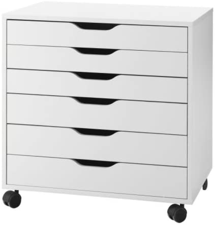 401.962.41 Alex Drawer on Casters, White, 26