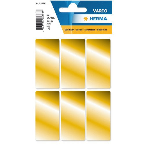 Gold Labels 26x54mm