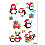 Stickers Winter Penguins, Prismatic Foil (15235)