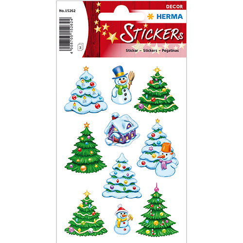 Stickers Christmas Winter Landscape (15262)