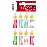 Stickers Christmas Candles (15270)