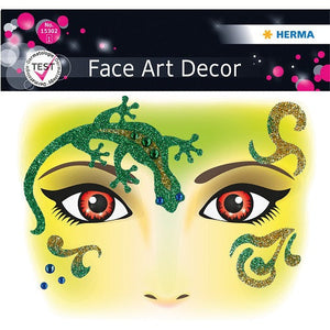 Face Art Sticker Gecko (15302)