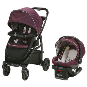 Modes Travel System | Includes Modes Stroller and SnugRide SnugLock 35 Infant Car Seat, Nanette