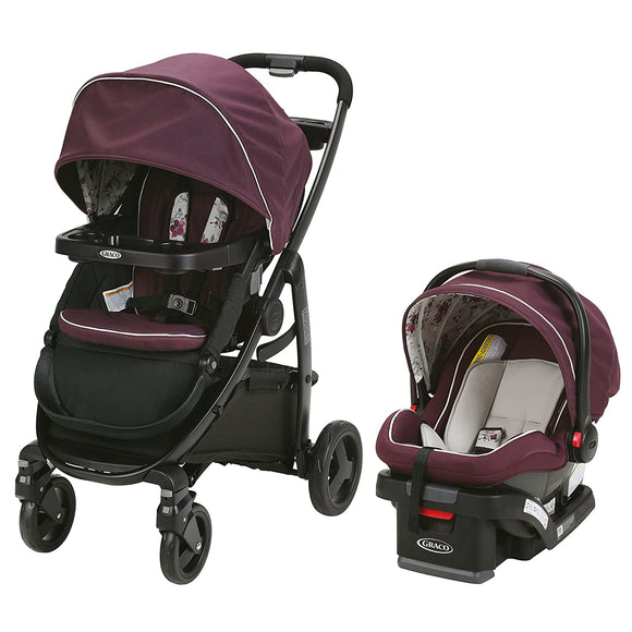 Modes Travel System | Includes Modes Stroller and SnugRide SnugLock 35 Infant Car Seat, Nanette