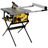 Dewalt DWE7491RS 10 in. 15 Amp  Site-Pro Compact Jobsite Table Saw with Rolling Stand