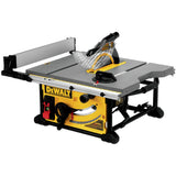 Dewalt DWE7491RS 10 in. 15 Amp  Site-Pro Compact Jobsite Table Saw with Rolling Stand